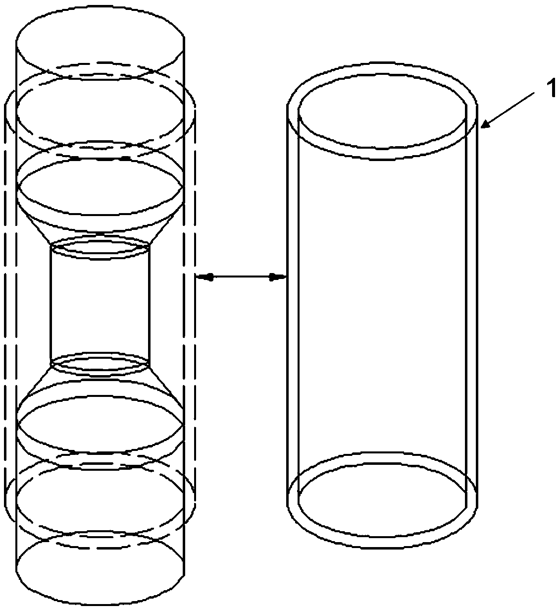 A flextensional transducer using PVDF piezoelectric film