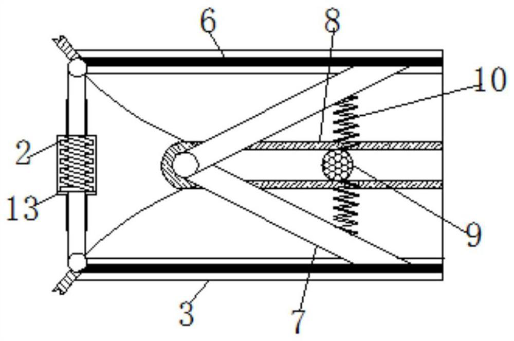 A rubber shock absorber for trains with reduced rubber deformation