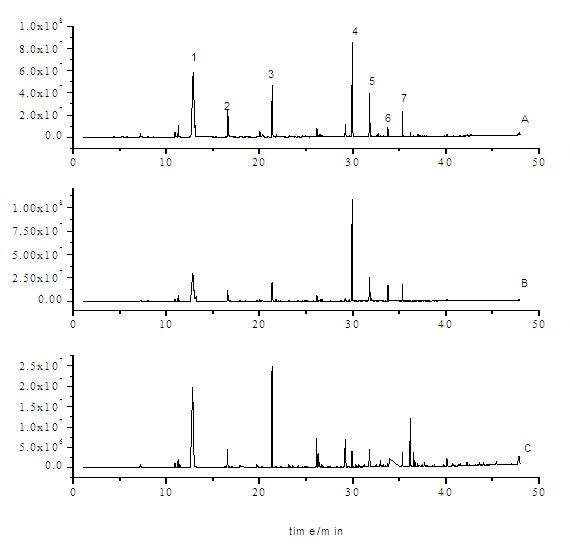 Rapid aroma fingerprint identification method for geographical indication protection product of vinegar