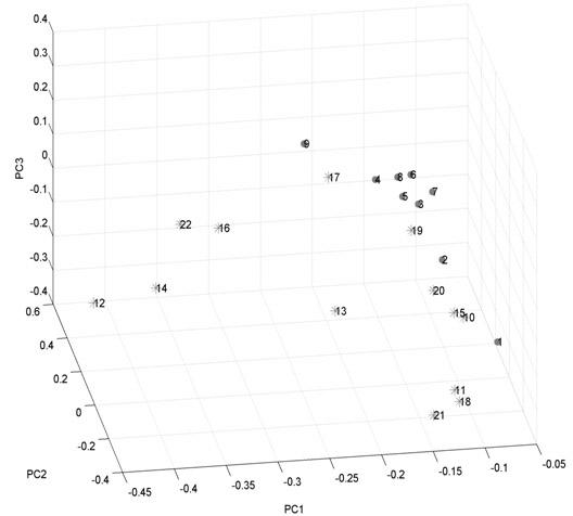 Rapid aroma fingerprint identification method for geographical indication protection product of vinegar