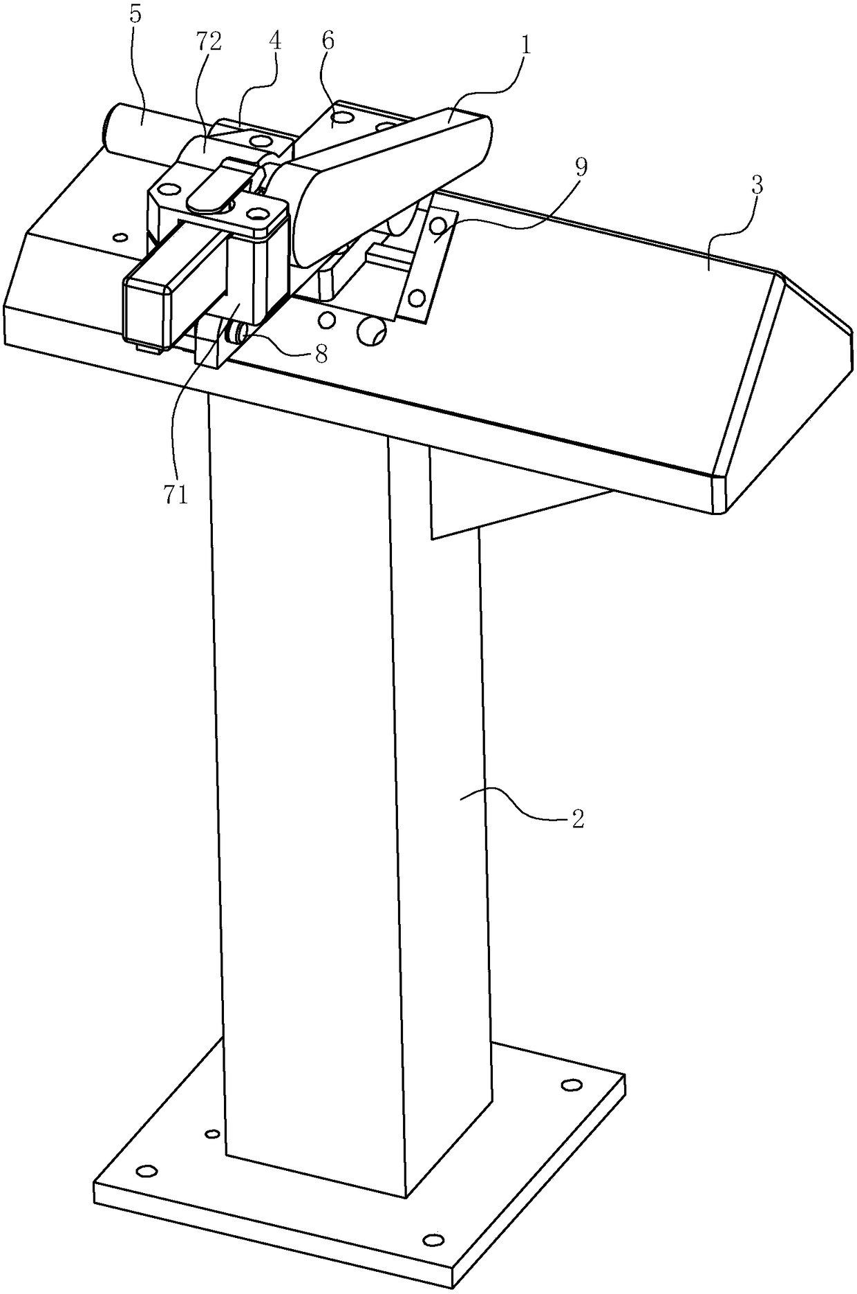 A fixed-size fillet grinding device