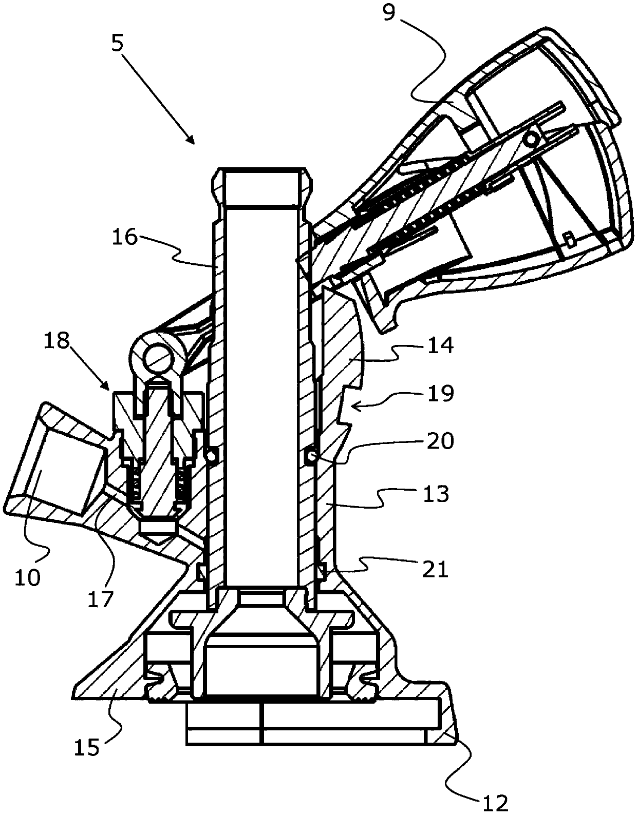 Dispensing heads for dispensing systems