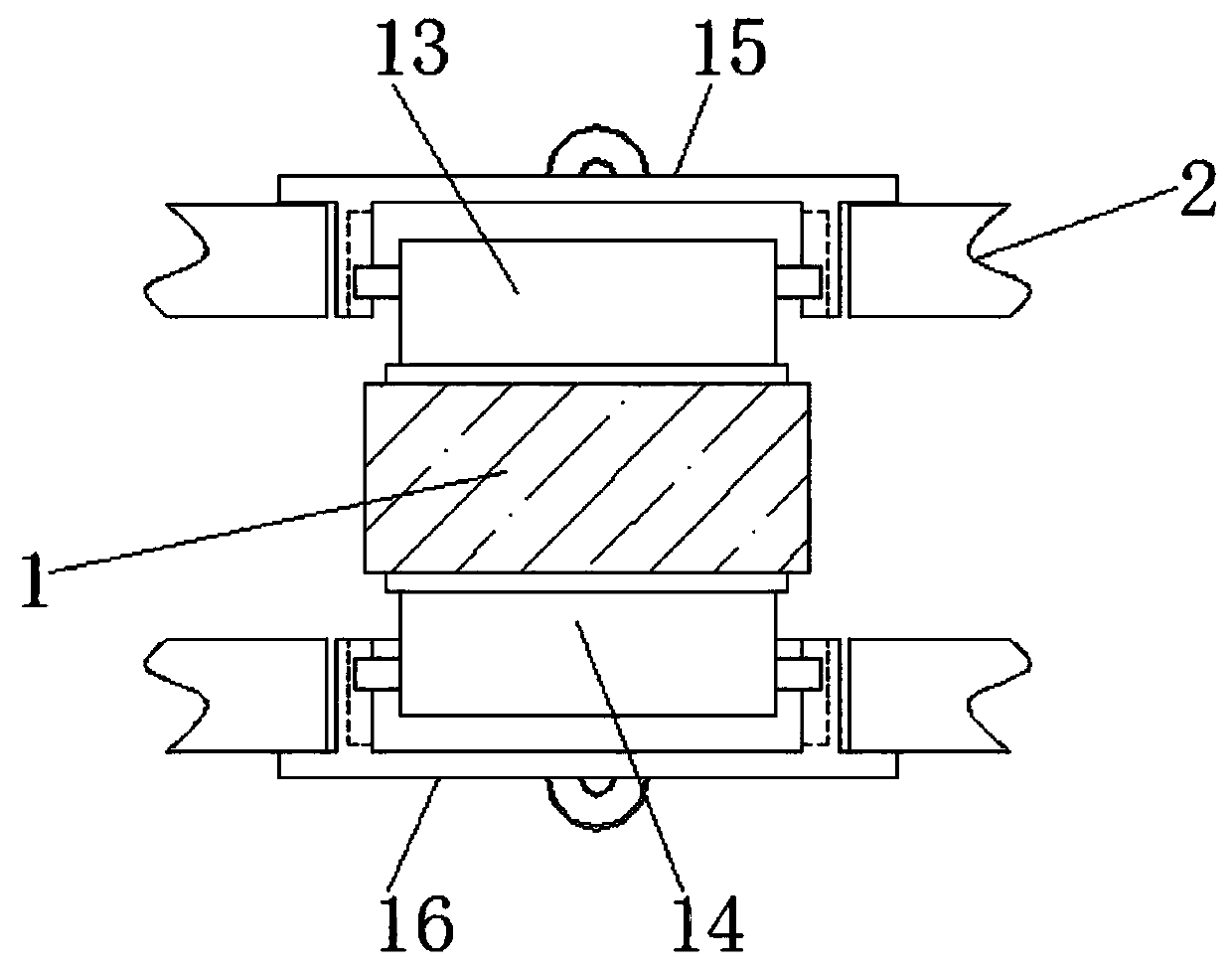 An Air Leg Support Device for Rock Drilling Machines Convenient for Angle Adjustment