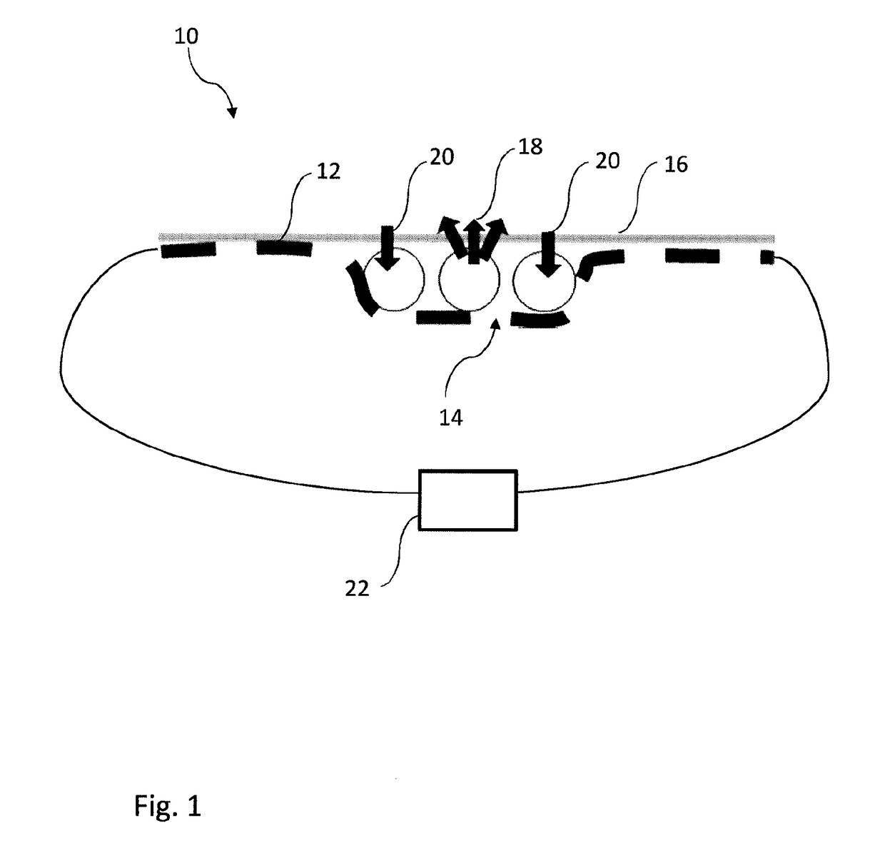 Combined textile pressure and optic sensor