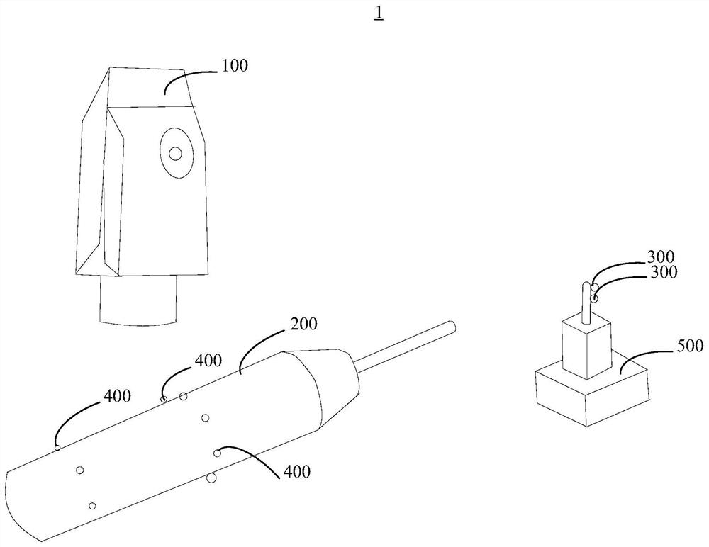 Diagnostic equipment position matching method, device, laser tracker and diagnostic equipment calibration system