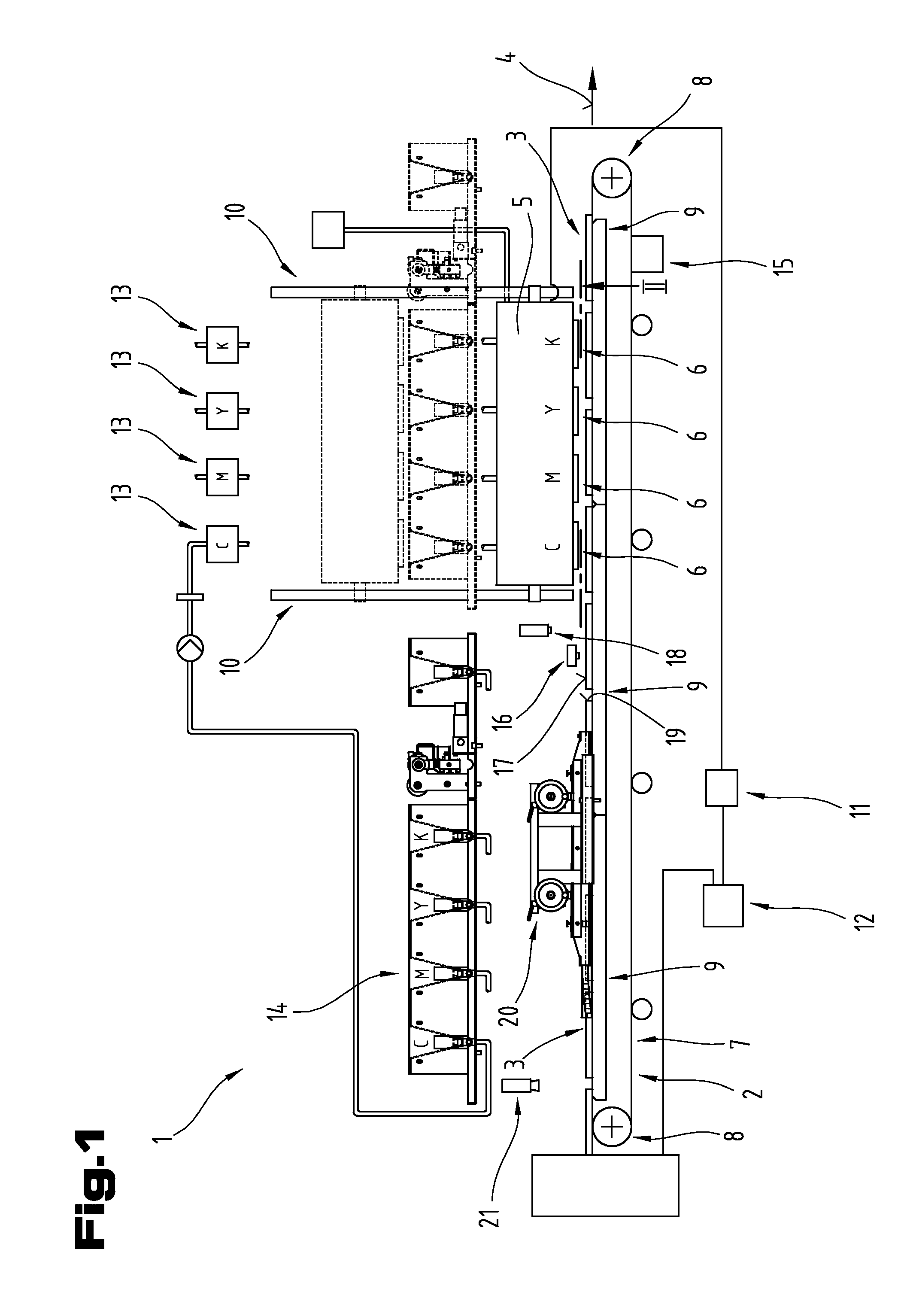 Method for producing a multicolored surface on glass