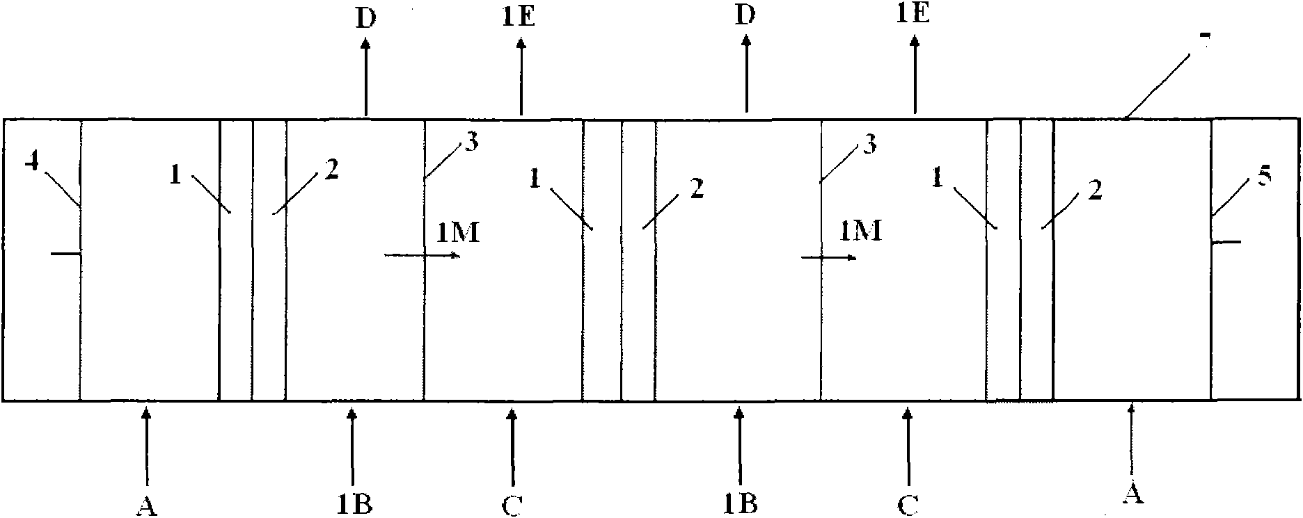 Ion exchange method for solid substance containing exchangeable ions