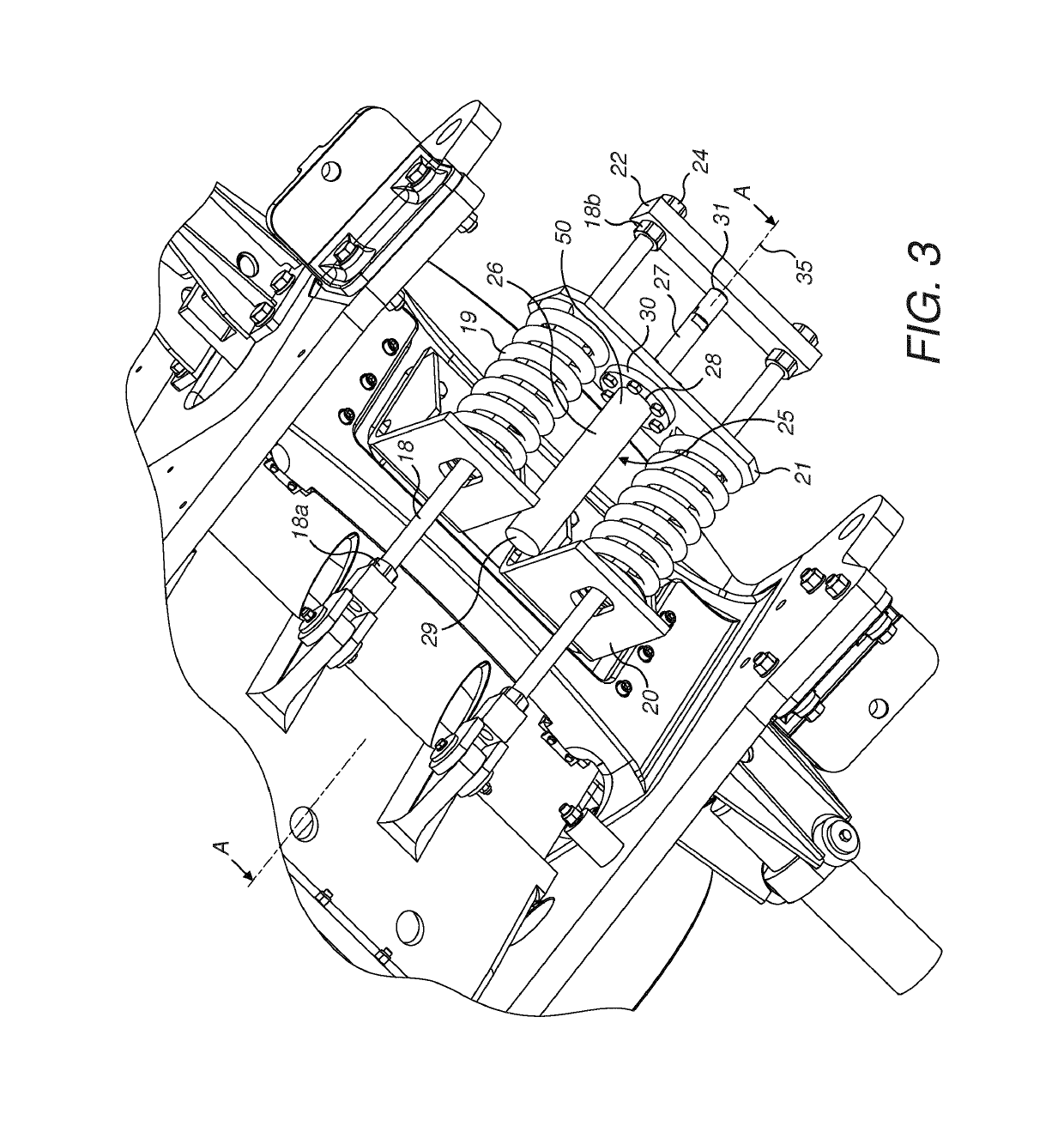 Jaw crusher retraction assembly