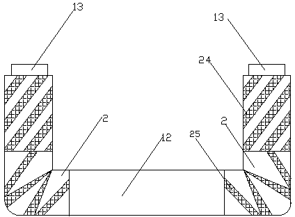 Bus mounting and fixing device