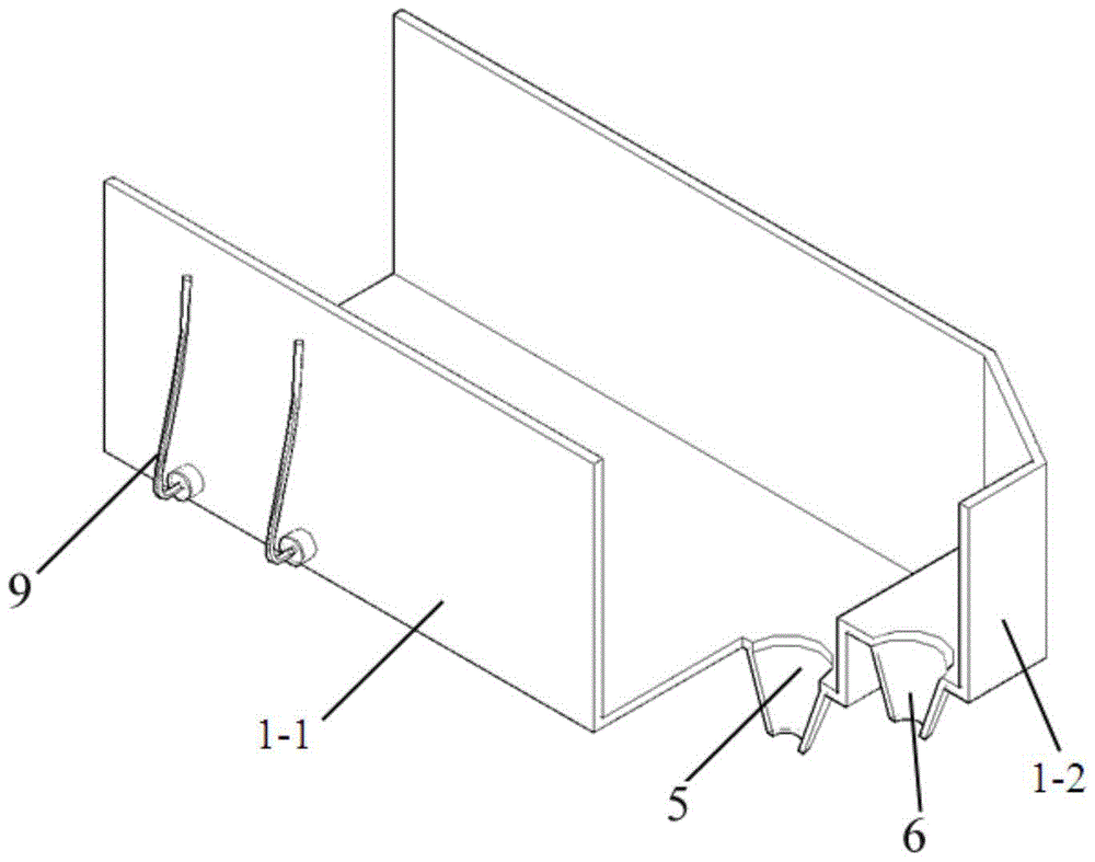 An adjustable slope flow test device