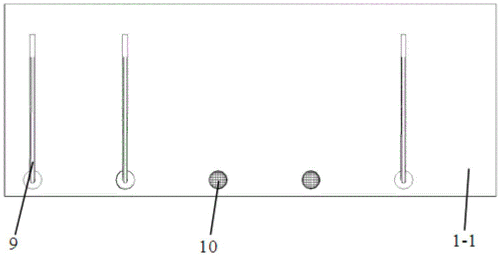 An adjustable slope flow test device