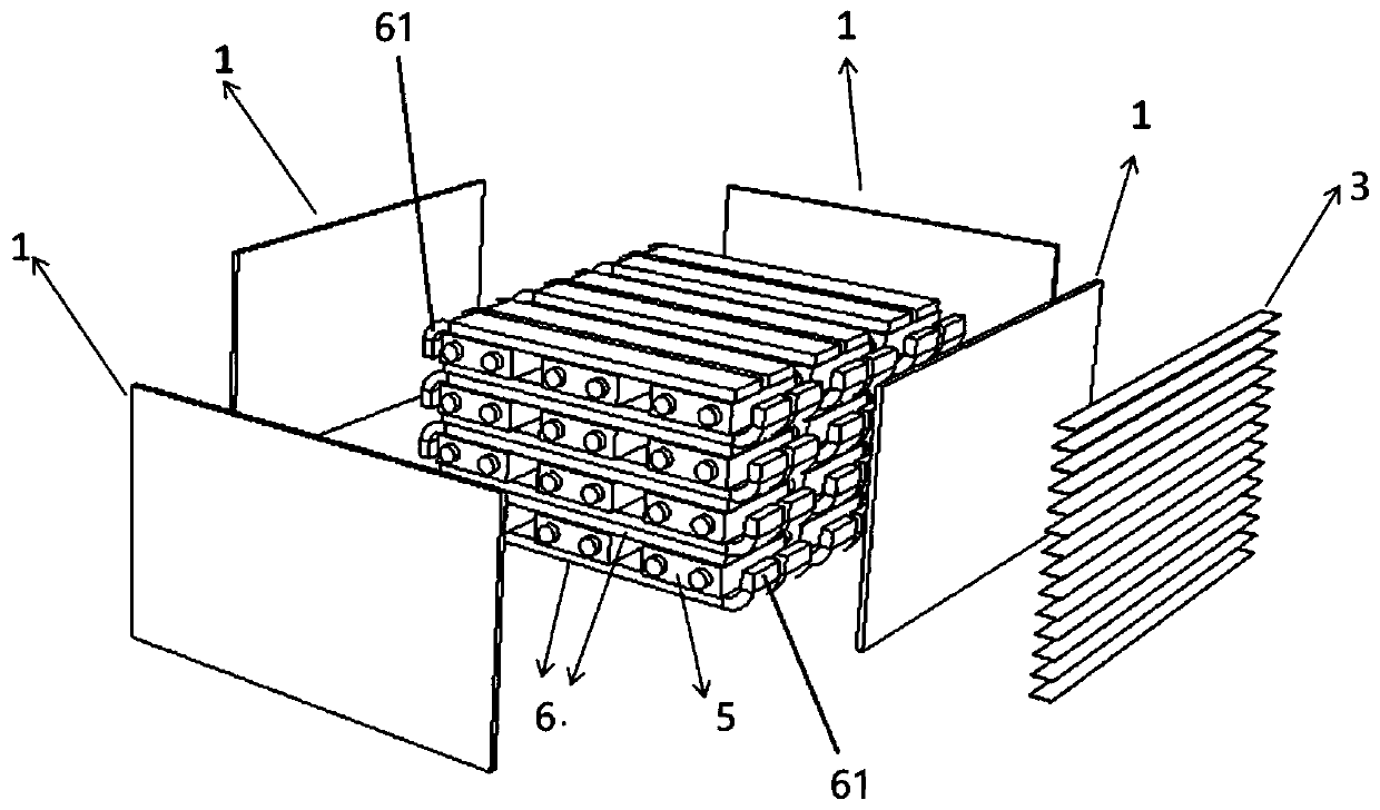 High-protection-level air-cooled lithium battery pack thermal management system and method