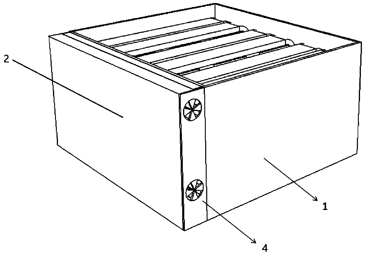 High-protection-level air-cooled lithium battery pack thermal management system and method