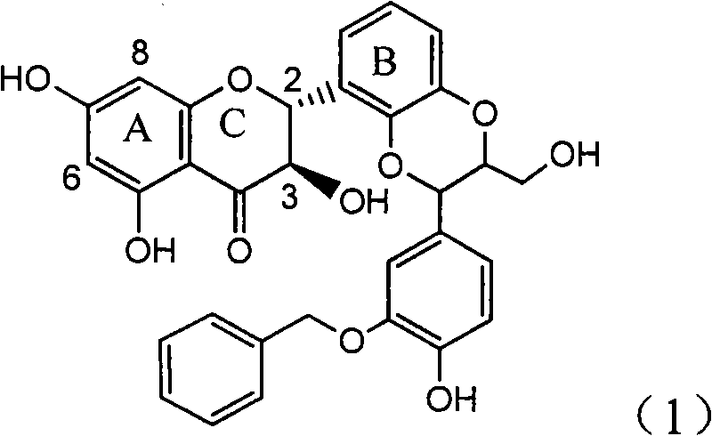 Use of lignanoid containing benzyloxy flavones in preparation of drugs for treating viral hepatitis B