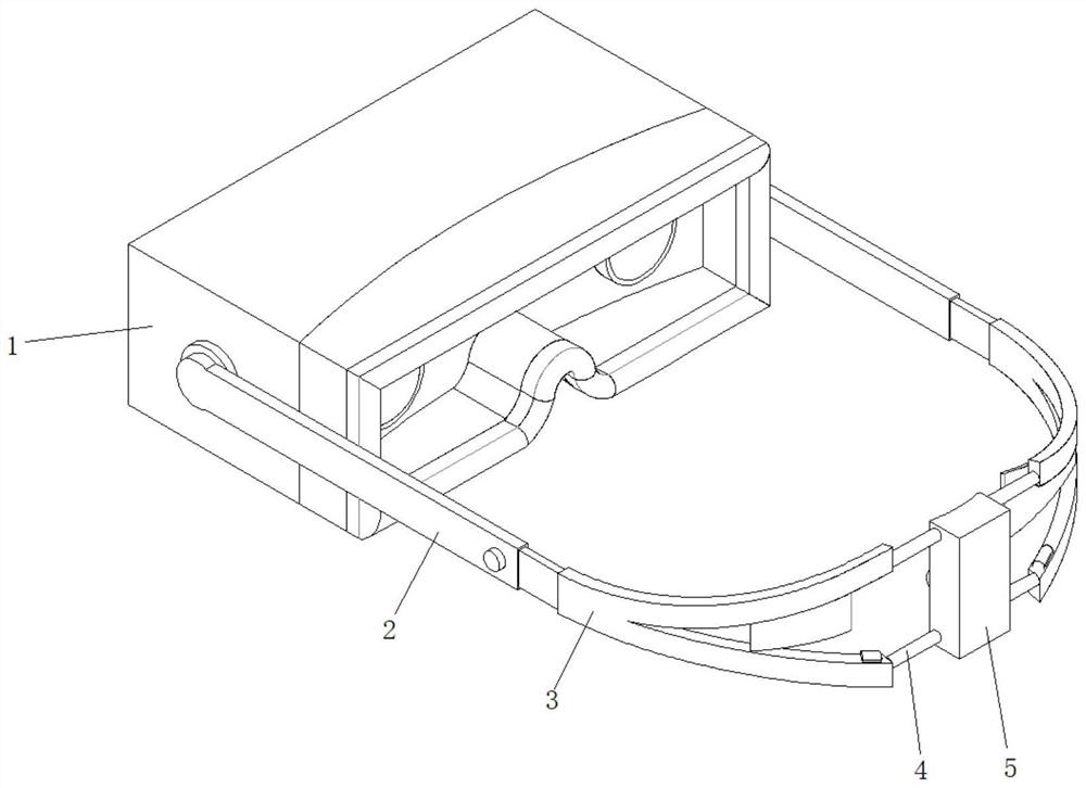 High-stability head-mounted intelligent VR glasses