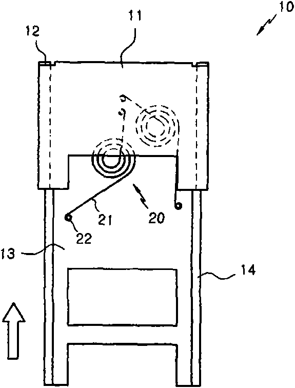 Spring for a slide module, and slide module using same