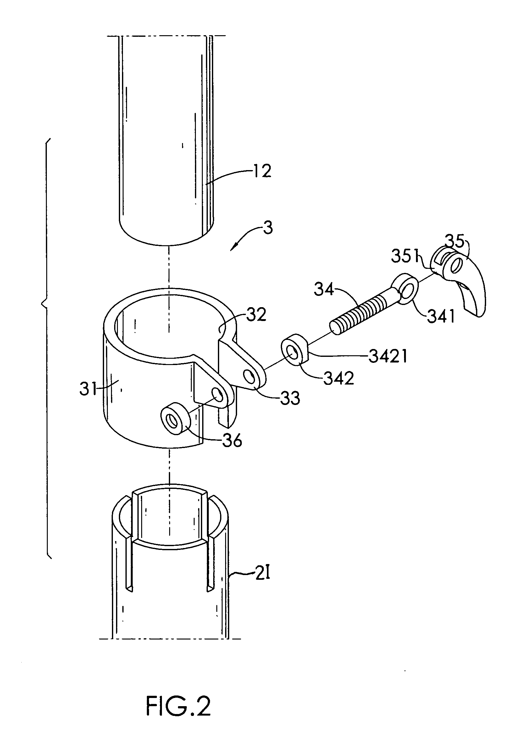 Worklight support with stand