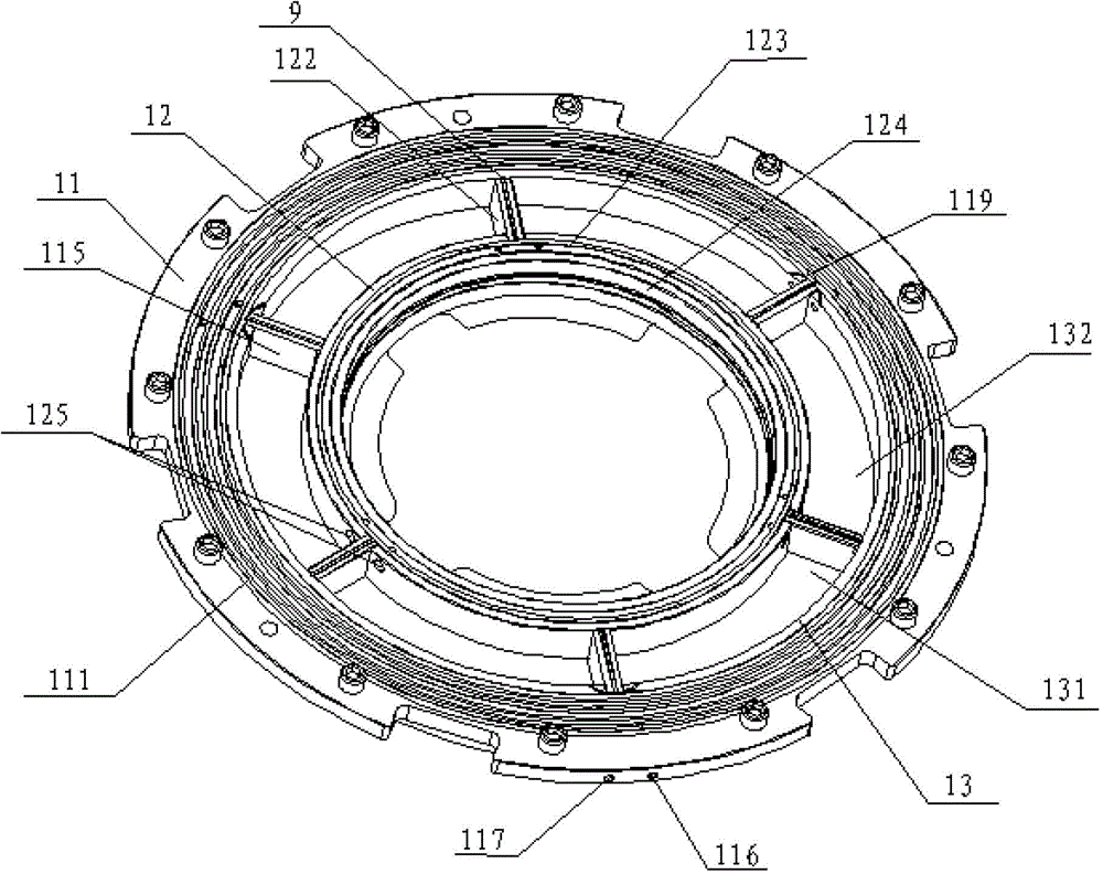 Hydraulic buffer system for rotary dampers