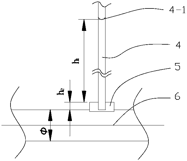 Installation method of multi-standard pressure measuring device with casing type pipe ruler in fluid energy conversion experiment