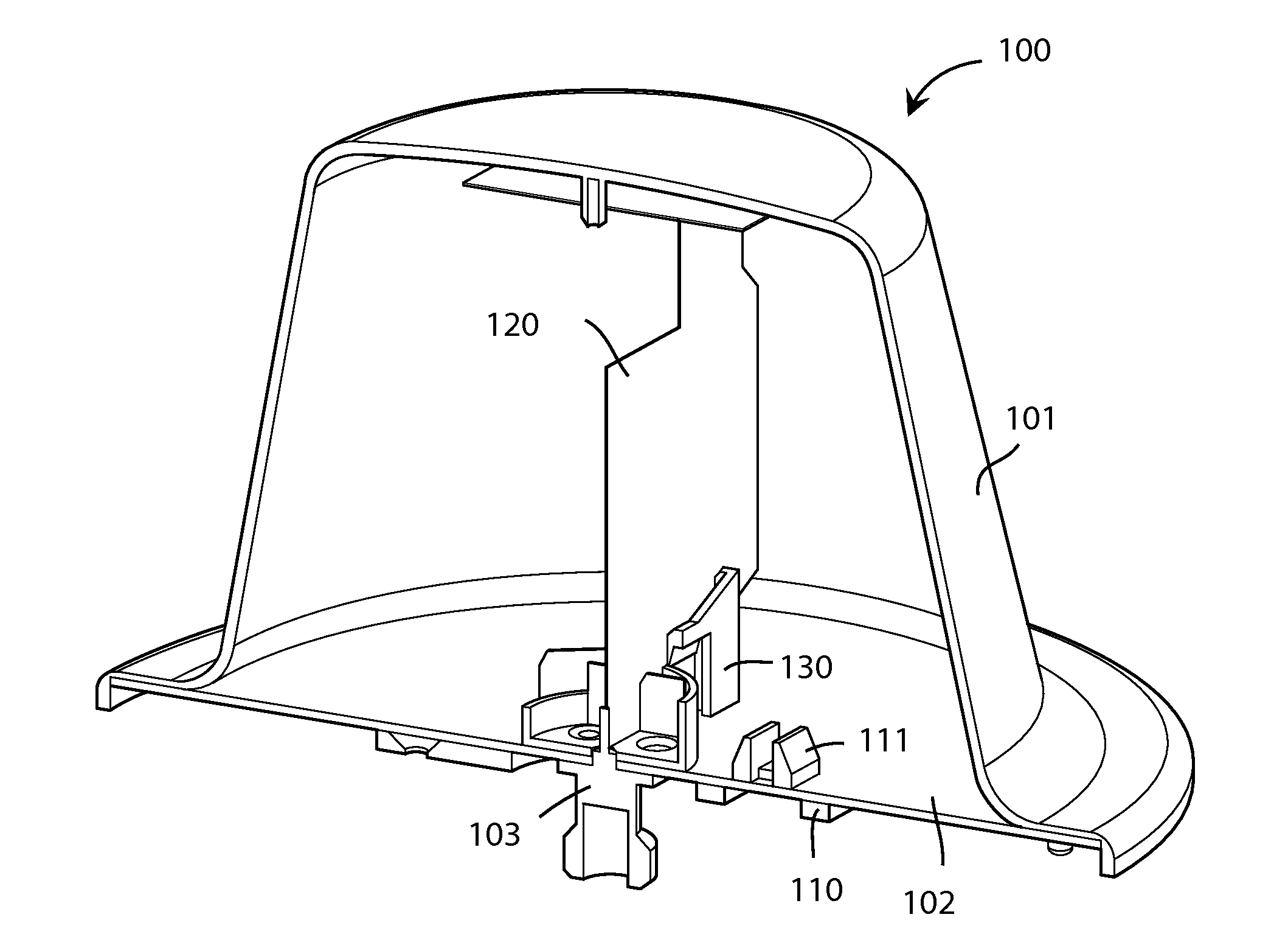 Wideband antenna with low passive intermodulation attributes