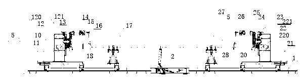 Dedicated machine for slotting both ends of steel pipe