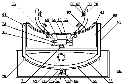 Head fixing device for neurosurgery department