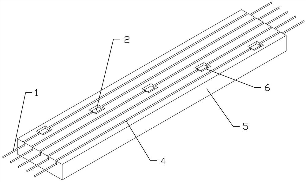 A preparation method of fiber Bragg grating array optical cable for positioning and speed measurement of high-speed maglev train