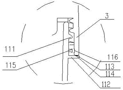 Locking and fixing manner suitable for combined container