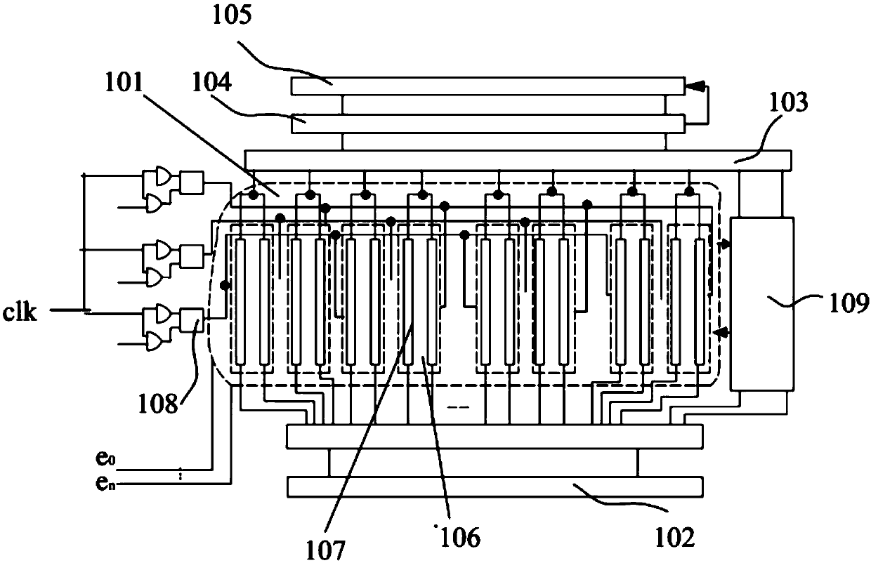 A low-power scanning self-test circuit and self-test method