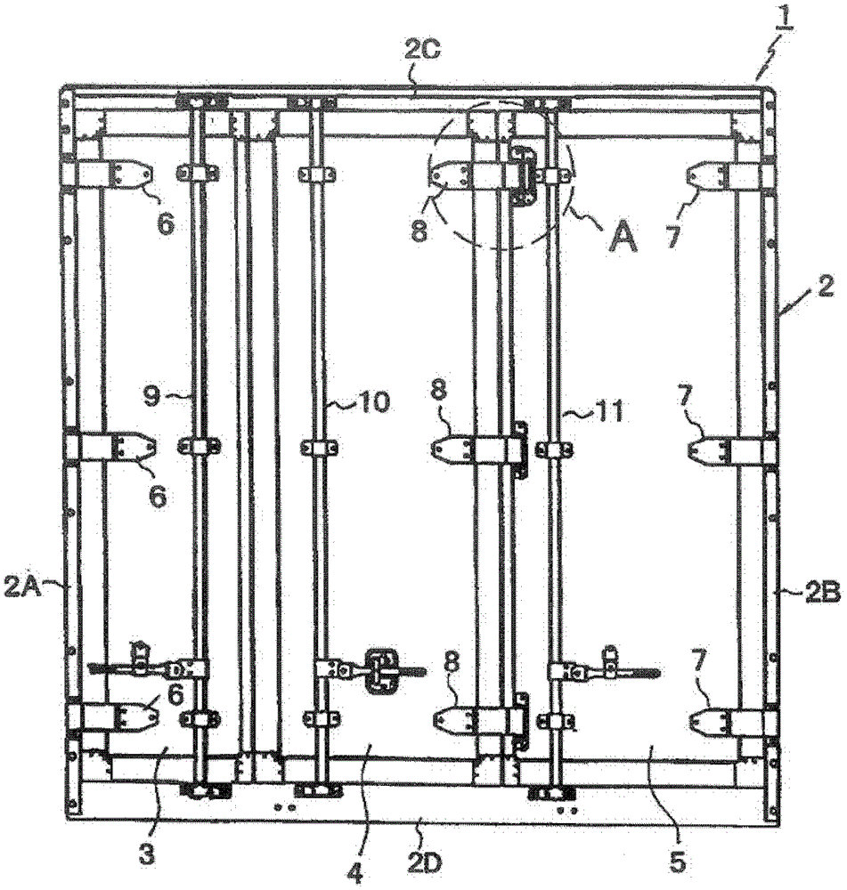 Opening and closing doors for refrigerated vehicles