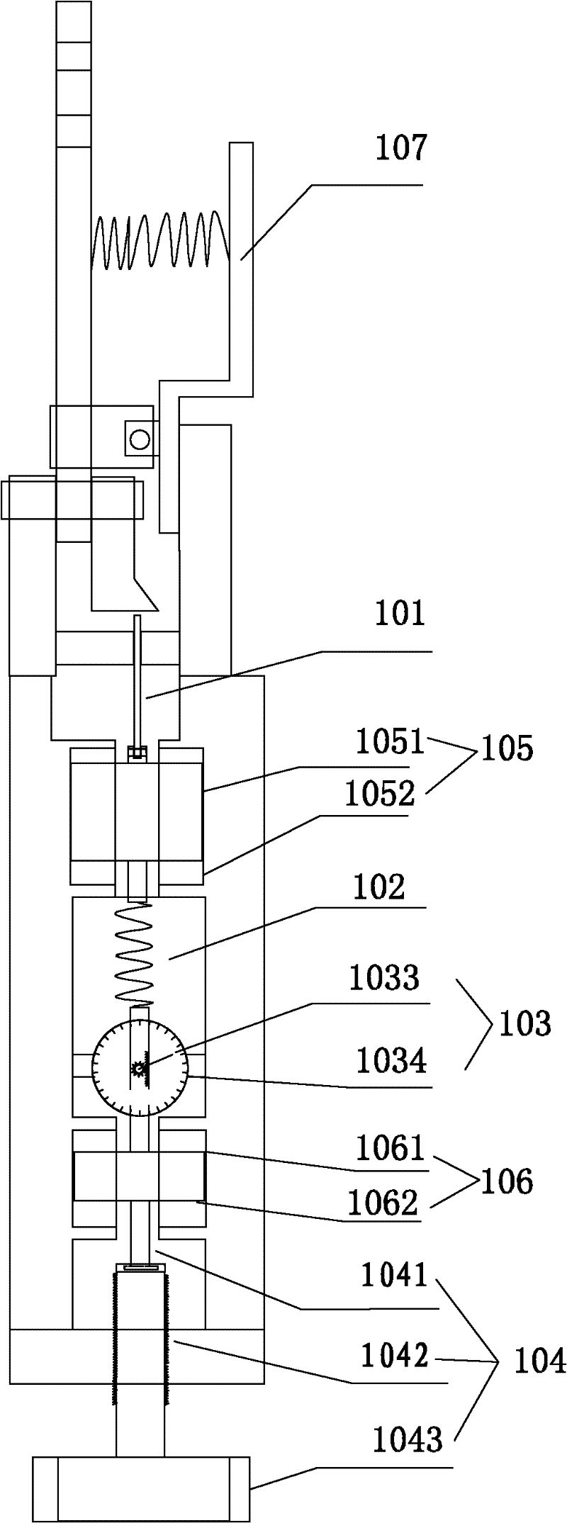 Clamping force measuring instrument and clamping force measuring method