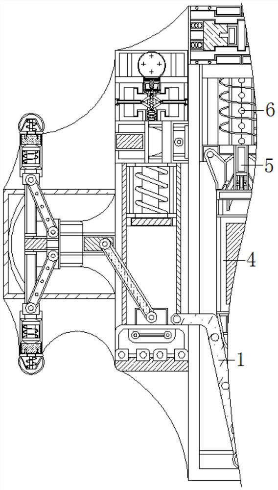 An abnormal fall protection and alarm auxiliary equipment suitable for high-altitude operation robots