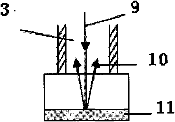 Thin-film material for optical fiber biosensor probe and preparation method thereof