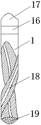 Drill bit with long service life