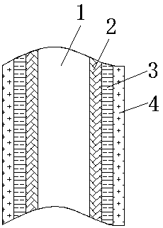 Drill bit with long service life