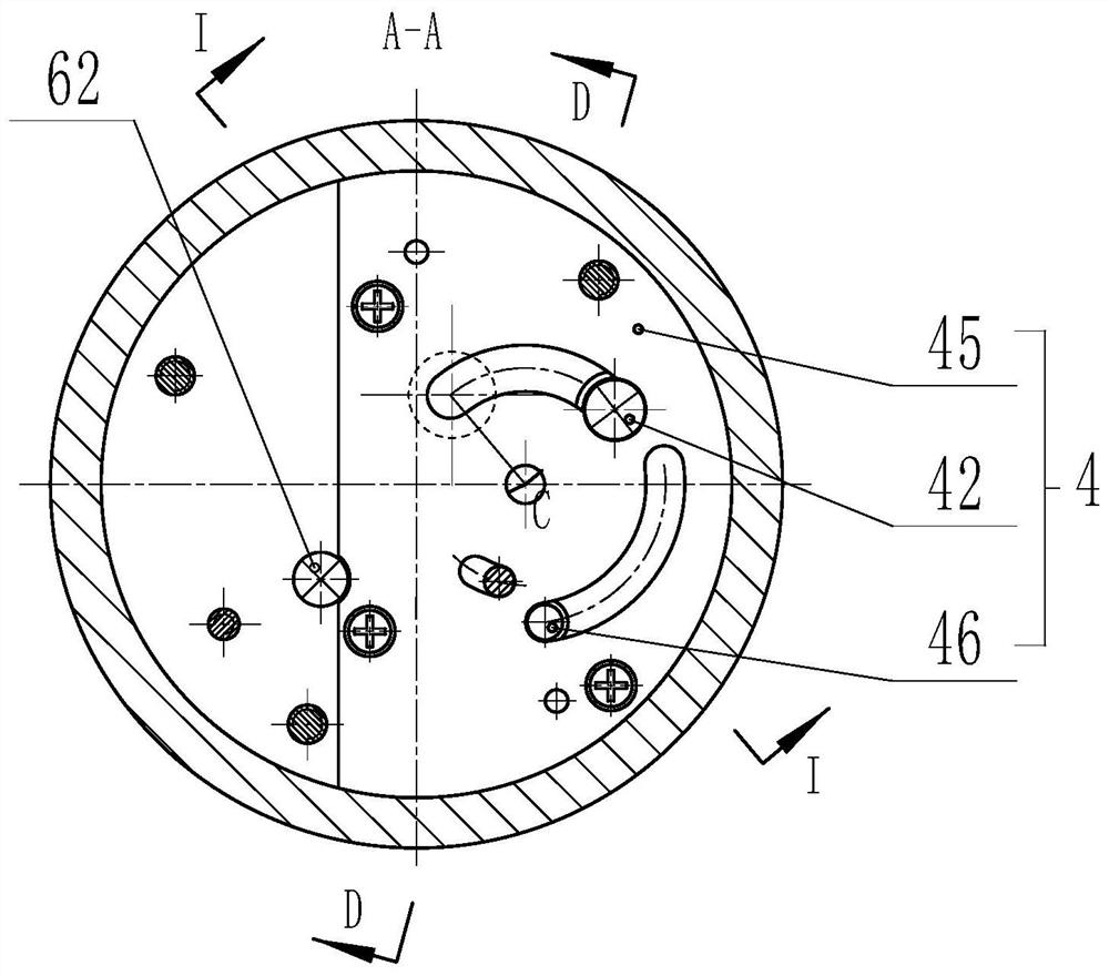 Electromechanical contact fuse for warhead of aerial rotary rocket projectile