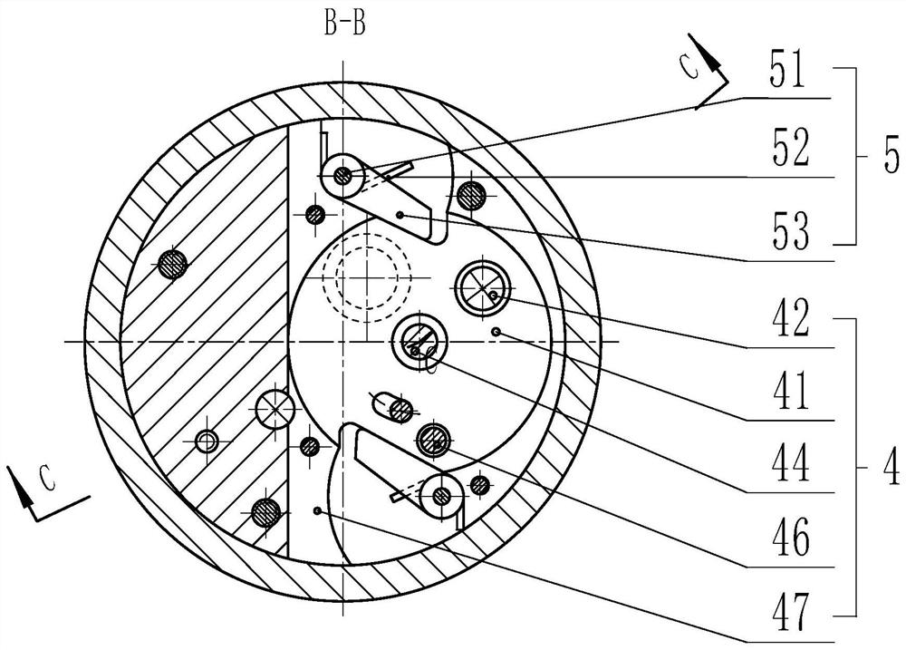 Electromechanical contact fuse for warhead of aerial rotary rocket projectile