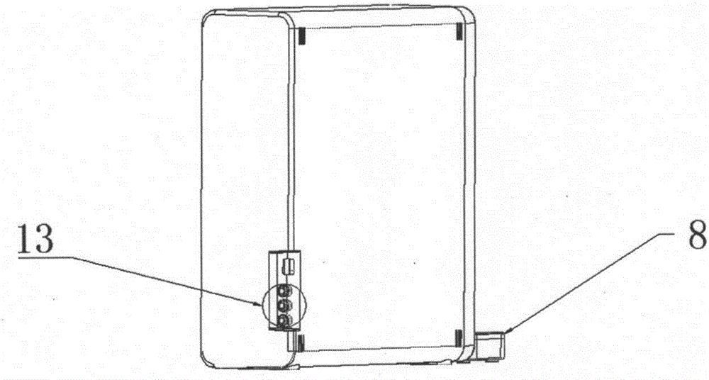 Heating integrated table top direct drinking machine