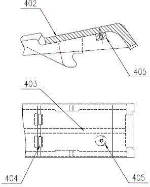 Staggered forward-push household garbage incineration fire grate structure