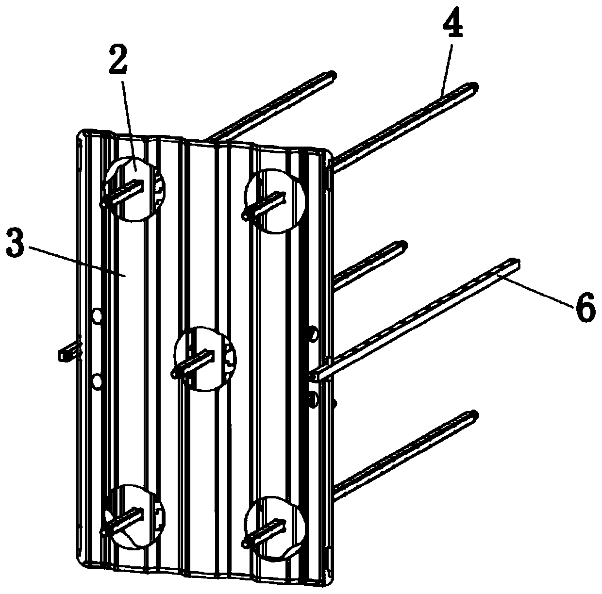 Discharge plate structure and air purifier single high-voltage electric field module