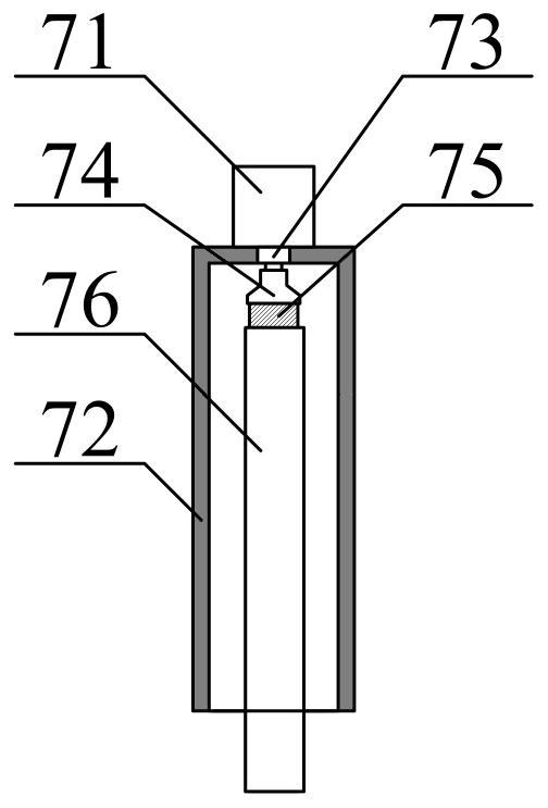 Measuring, positioning and supporting device convenient to adjust and used for traffic construction