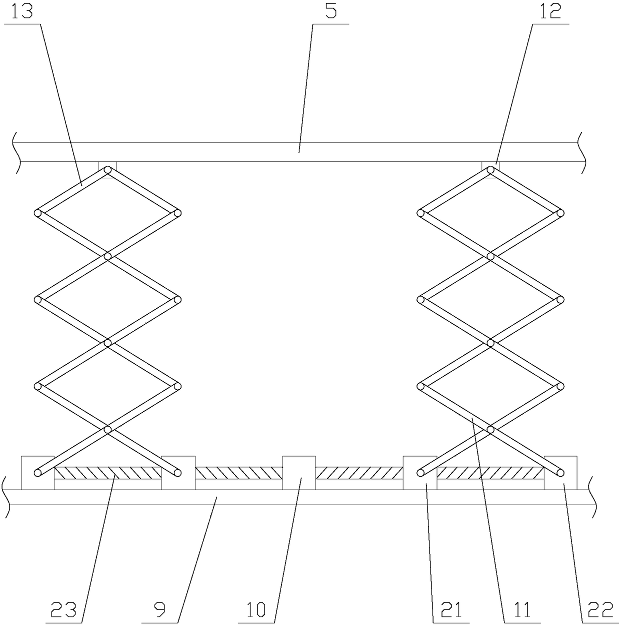 A face recognition device having anti-interference capability and guaranteeing comprehensive feature extraction