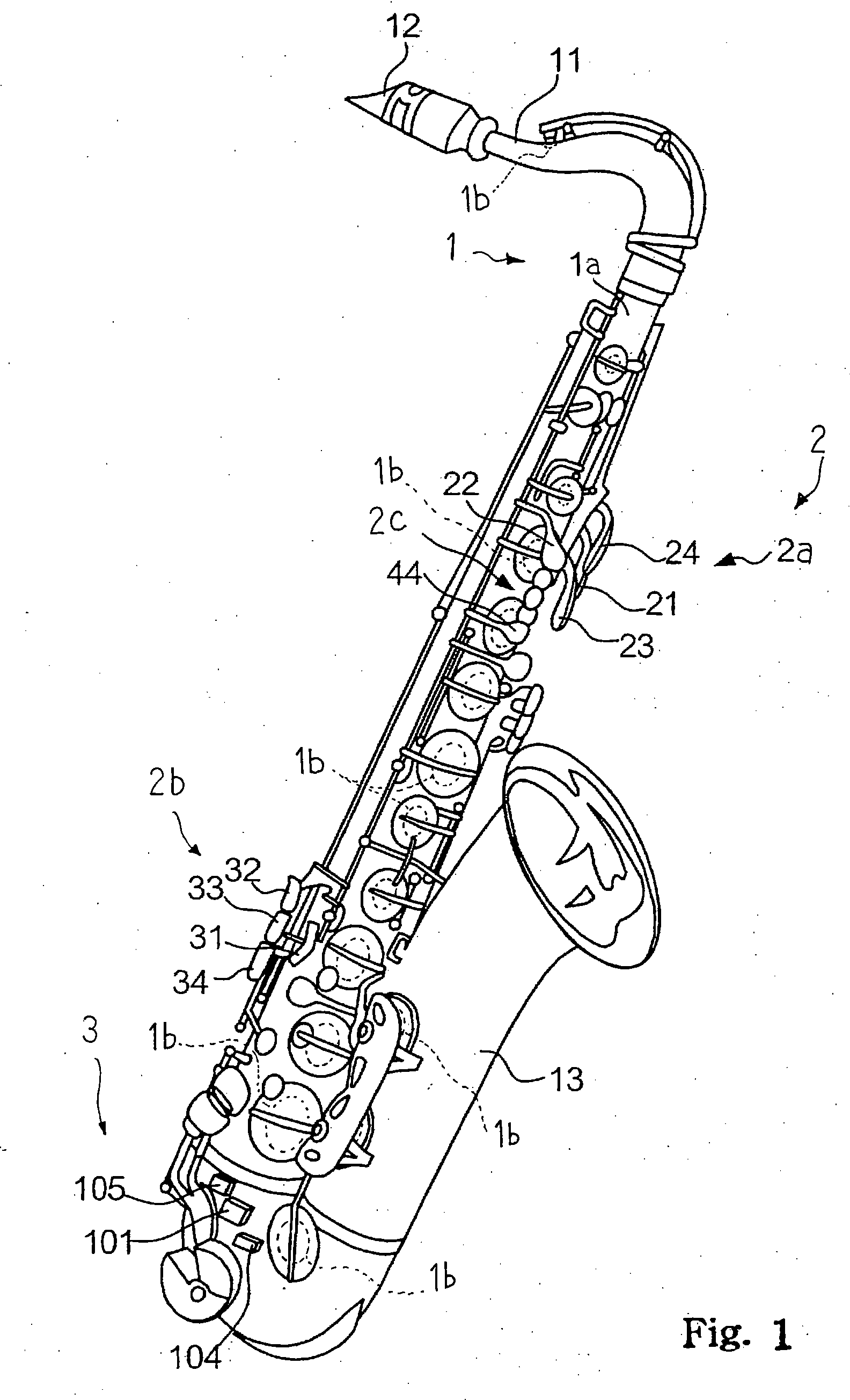 Musical instrument and supporting system incorporated therein for music players