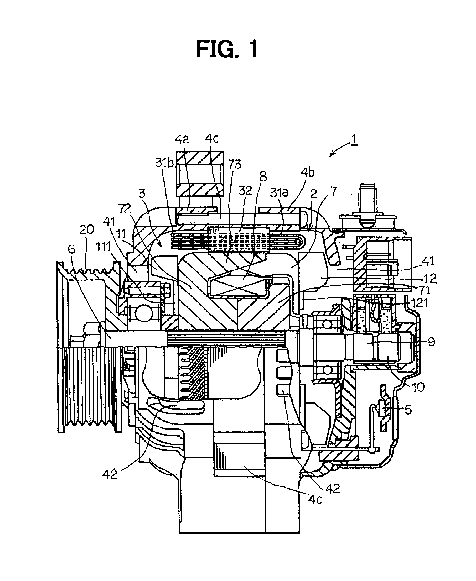 Stator for a vehicular rotary electric machine and a manufacturing method thereof