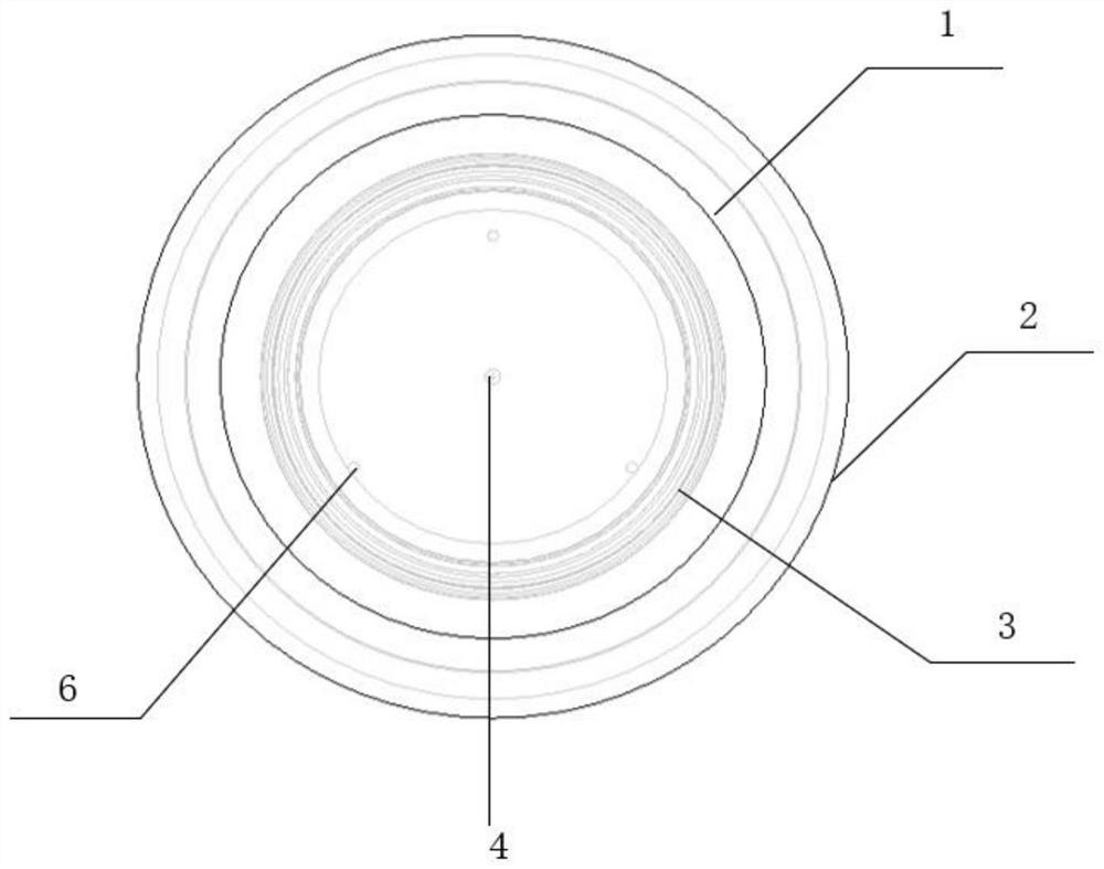 Ventilation device for temperature sensor array