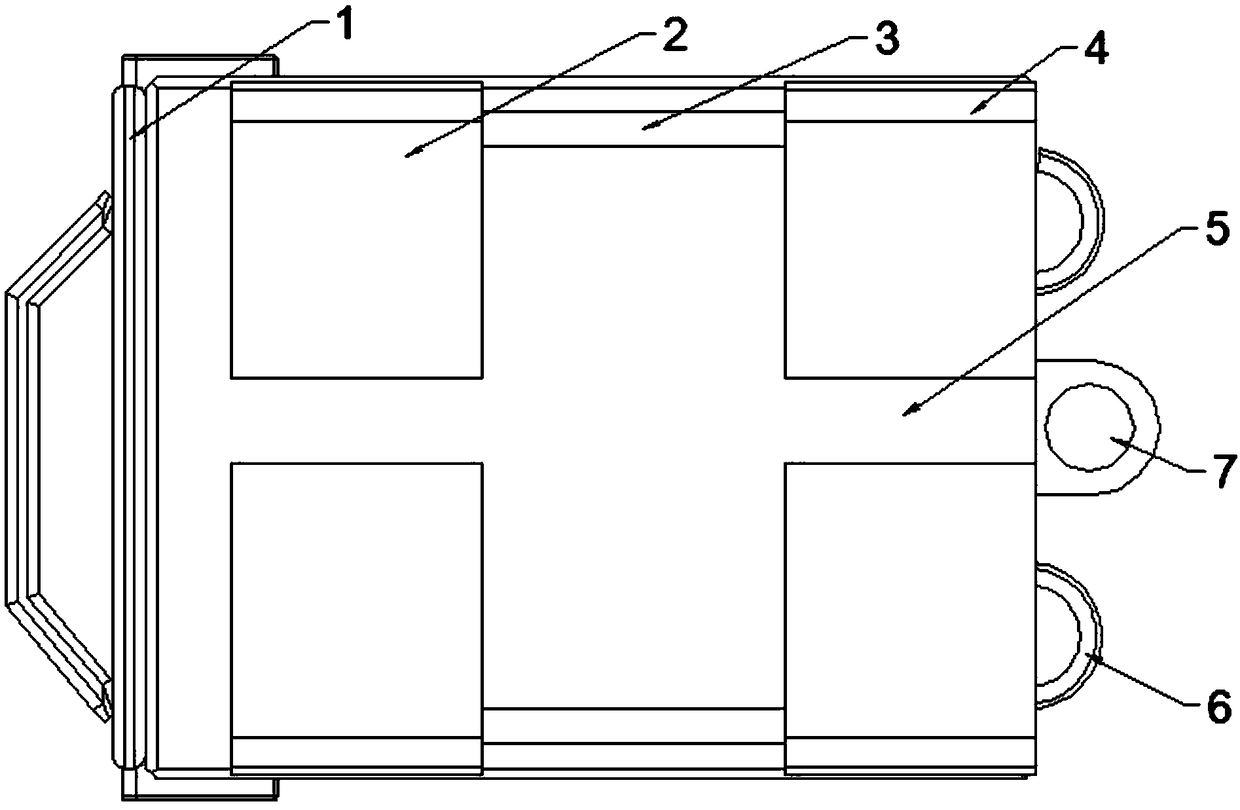 Coating tank convenient to transport