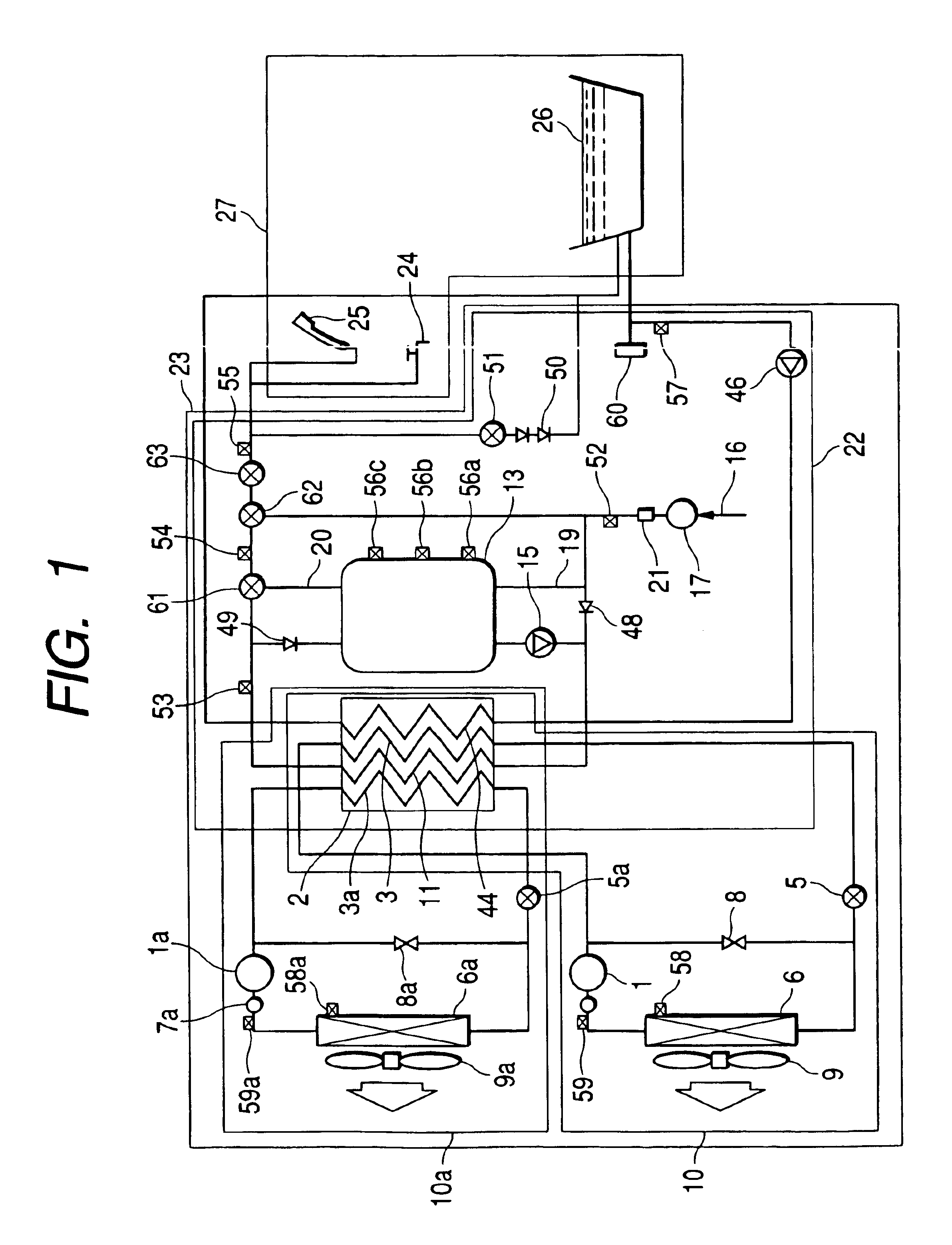 Heat pump hot-water supply system