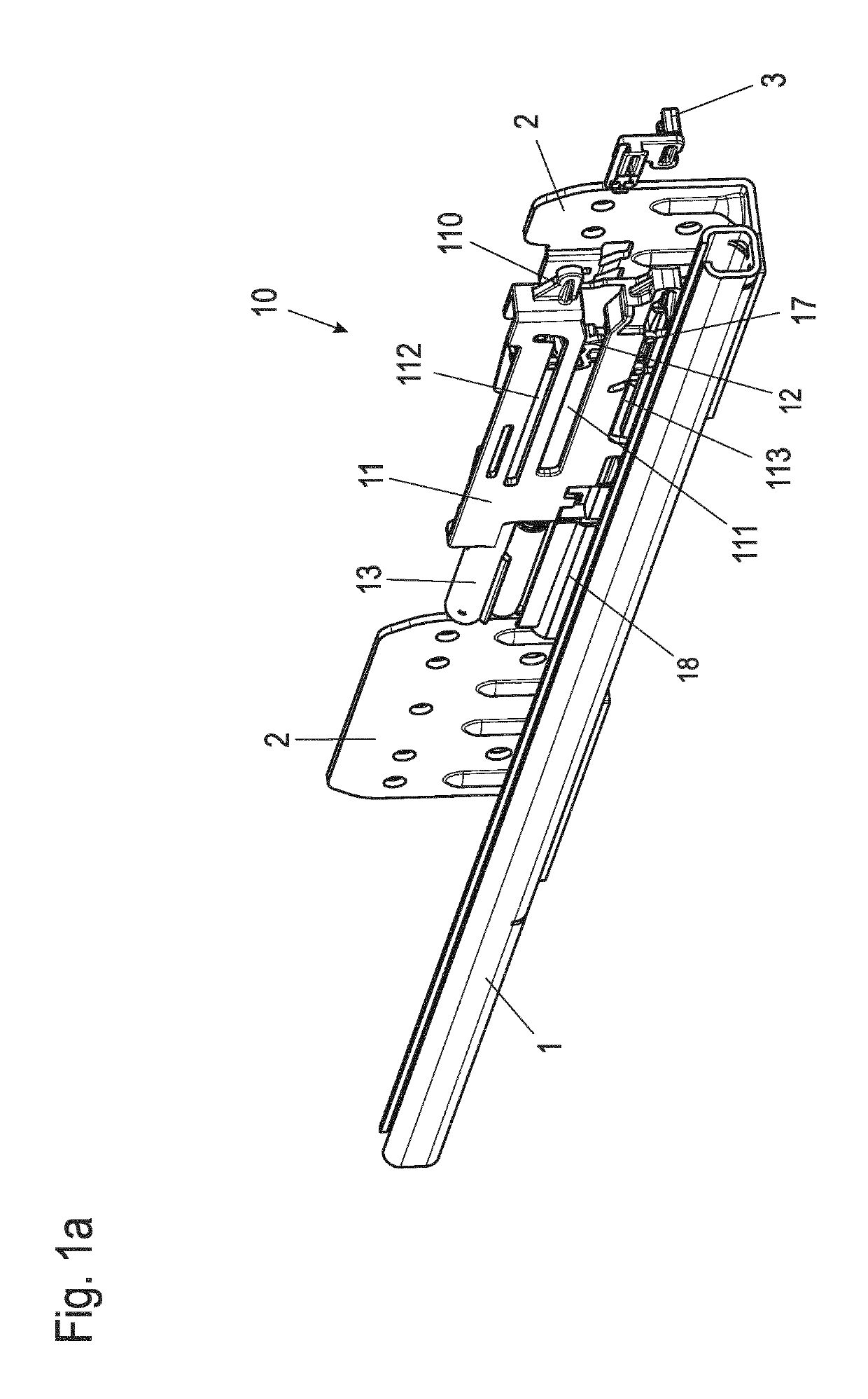 Self-retracting and damping device for a drawer element, and piece of furniture or domestic appliance having at least one drawer element