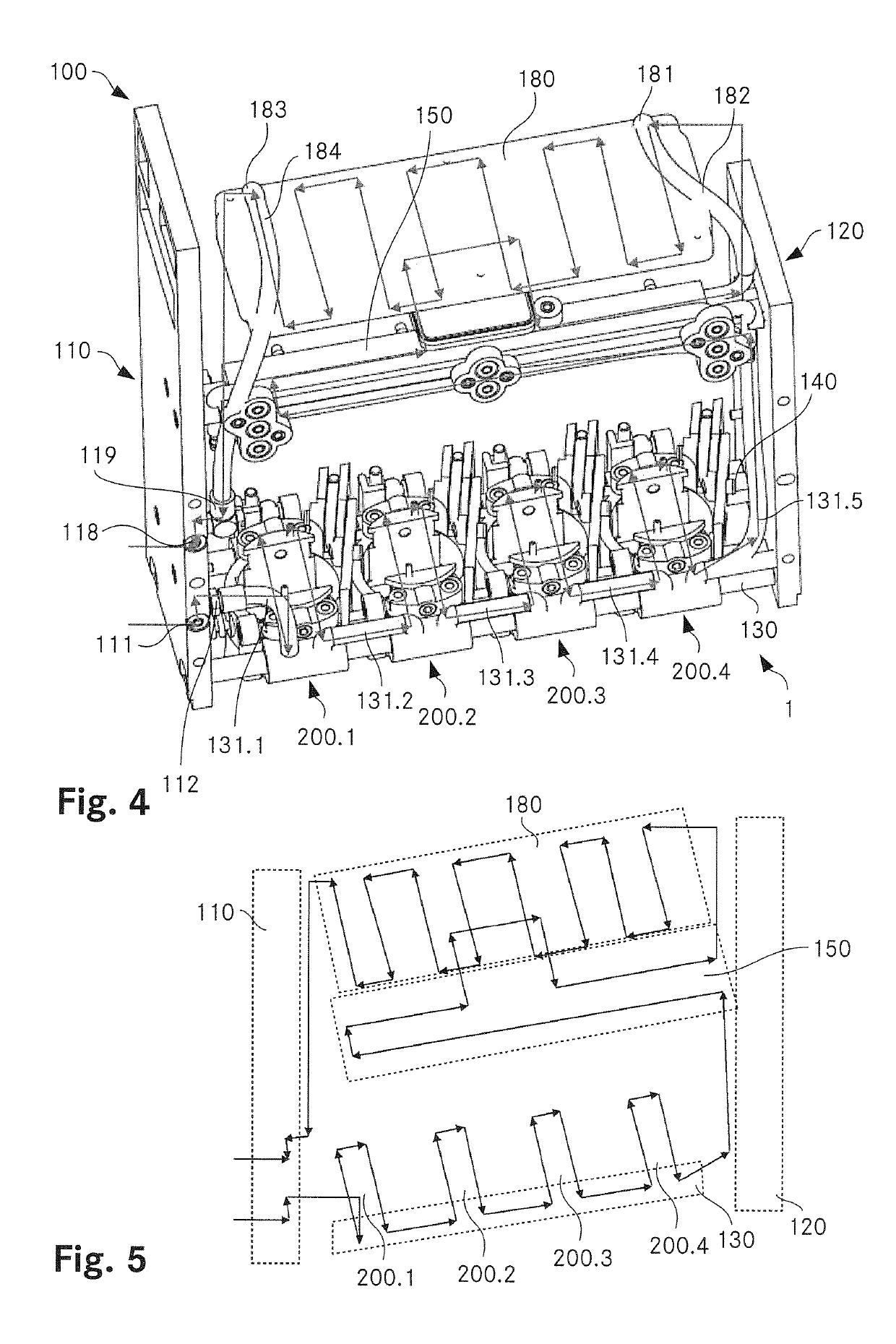 Drop-on-demand inkjet print bar