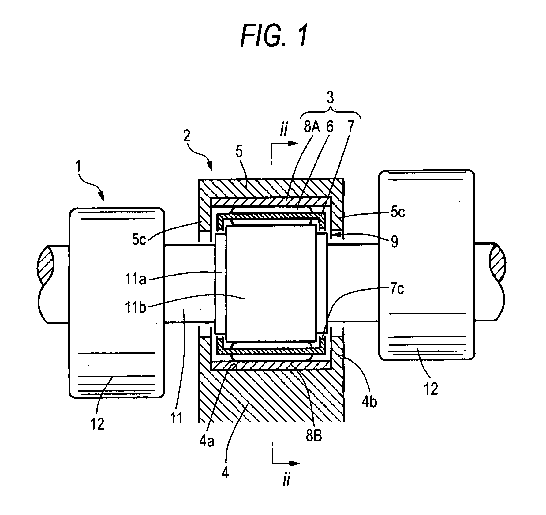 Split roller bearing device